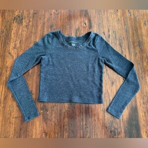 American Eagle long sleeve cropped T-shirt